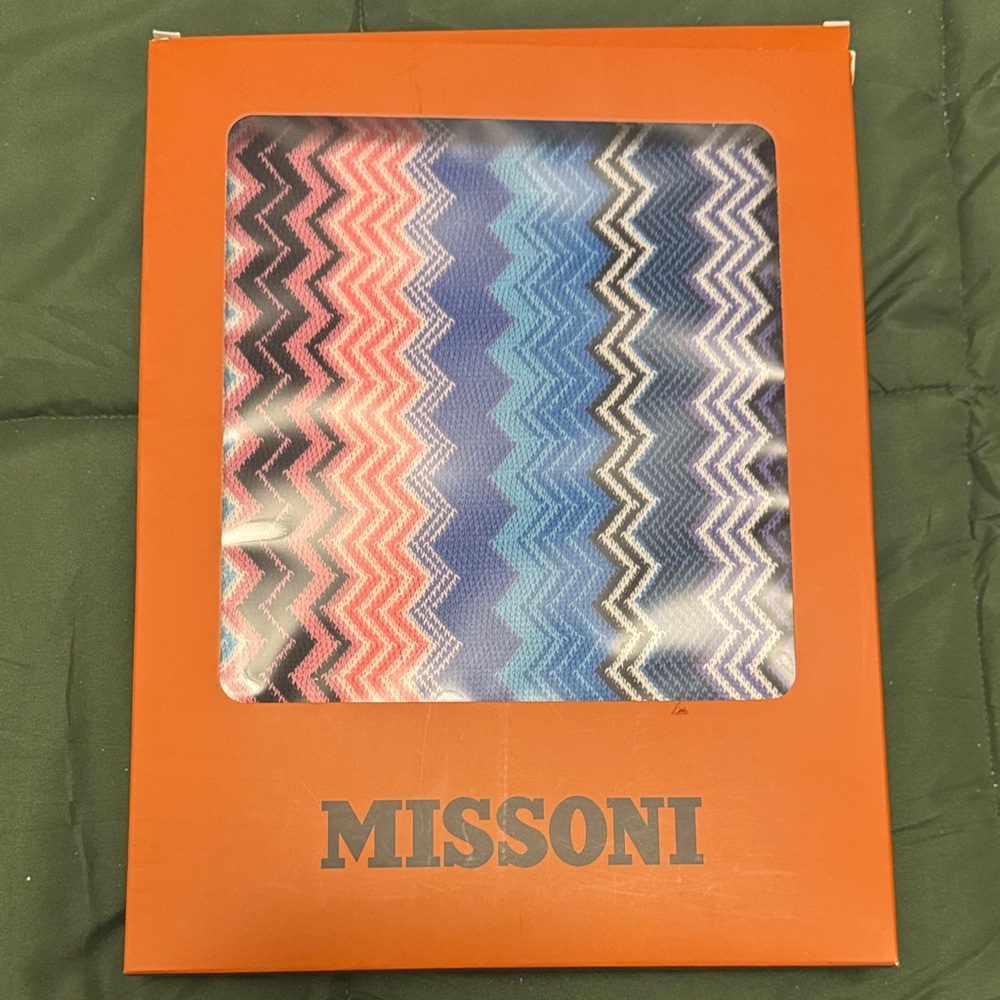 Missoni Multicolor Zigzag Scarf